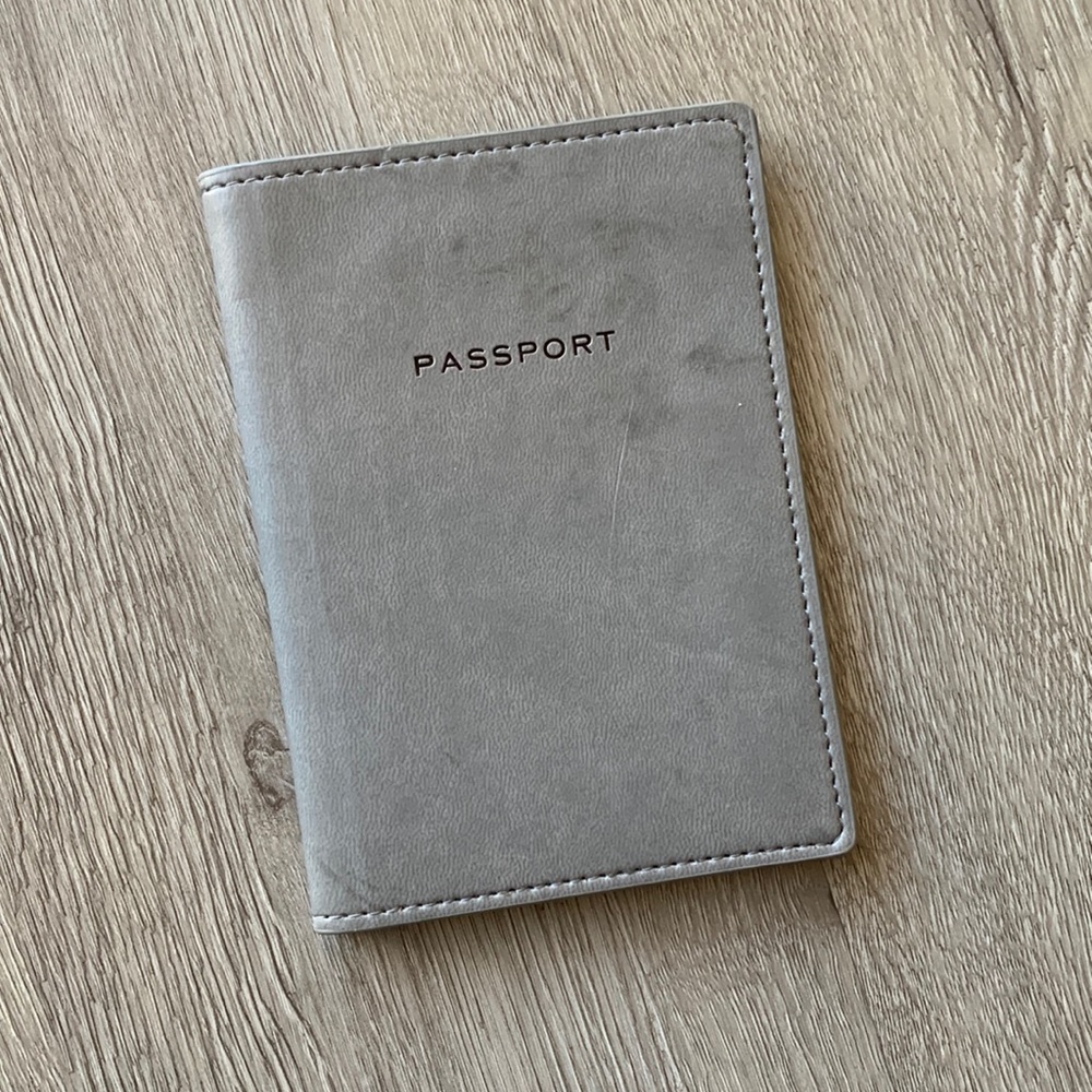 Via Lorenzo N 26 Collection Faux Leather Passport Holder